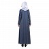 Denim A-Shaped Abaya