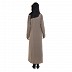 Pleated abaya- Fawn color Pleated abaya- Fawn color