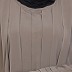 Pleated abaya- Fawn color Pleated abaya- Fawn color