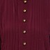 Pleated abaya- Maroon