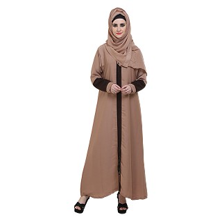 A-shaped formal abaya