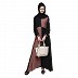 BLack & Badami Box Style Abaya
