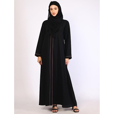 Daily wear Premium CEY fabric abaya-Black