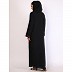 Daily wear Premium CEY fabric abaya-Black