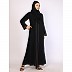 Daily wear Premium CEY fabric abaya-Black