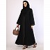 Daily wear Premium CEY fabric abaya-Black