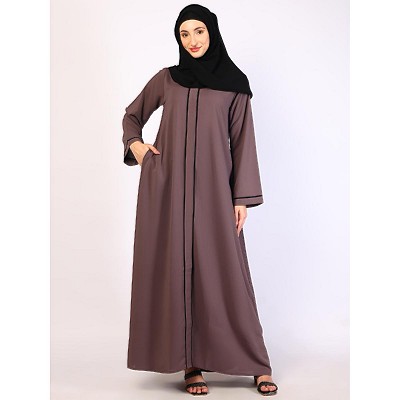 Daily wear Premium CEY fabric abaya-Rose Ebony