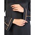 Daily wear A-Line abaya with complementary Hijab-Dark Grey