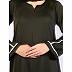 Daily wear A-Line abaya with complementary Hijab-Olive