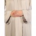 Tiktok pleated designer abaya-Spanish White