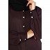 Premium zoom fabric abaya-Wine