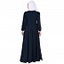Premium Party wear abaya with sequins lace work- Teal