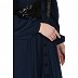 Premium Party wear abaya with sequins lace work- Teal