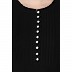 Fashionable Umbrella abaya with embroidery work-Black