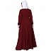 Umbrella cut abaya- Maroon