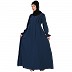 Umbrella cut abaya with Lace work - Teal