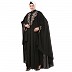 Irani Kaftan with embroidery work- Black
