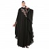 Irani Kaftan with embroidery work- Black