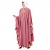Irani Kaftan with embroidery work- Tulip Pink