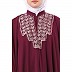 Irani Kaftan with embroidery work- Cocoa Bean