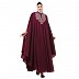 Irani Kaftan with embroidery work- Cocoa Bean