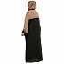 Loose Fit front open Dual color abaya- Black-Skin