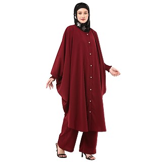 Modest Co-Ord set- Loose fit front open top with trouser