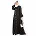 Premium Korean Nida Fabric Loose Fit abaya- Black
