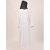 Elegant embroidery work abaya-White Elegant embroidery work abaya-White