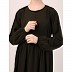 3 frilled design abaya-Olive Green 3 frilled design abaya-Olive Green