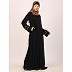 Daily wear front open abaya-Black Daily wear front open abaya-Black