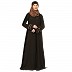 Daily wear front open abaya-Olive Daily wear front open abaya-Olive