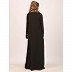 Daily wear front open abaya-Olive Daily wear front open abaya-Olive
