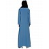 A-line inner abaya with a complementary Hijab- French Blue A-line inner abaya with a complementary Hijab- French Blue