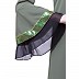 A-line abaya with Black sequins work- Jade Green A-line abaya with Black sequins work- Jade Green
