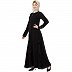 Designer abaya with sequins work- Black Designer abaya with sequins work- Black
