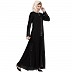 Designer abaya with sequins work- Black Designer abaya with sequins work- Black