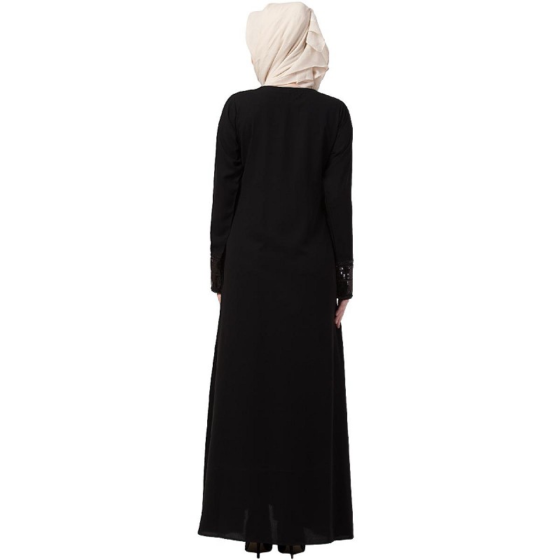 Abaya online- Buy Designer party wear abaya with sequins work at shidda...