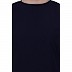 Casual A-line abaya with bell sleeves- Navy Blue