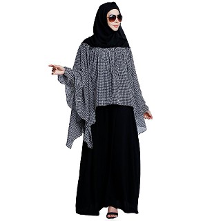 Dual colored Cape abaya