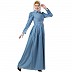 Premium Denim abaya with cuff sleeves Premium Denim abaya with cuff sleeves
