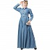 Premium Denim abaya with cuff sleeves Premium Denim abaya with cuff sleeves