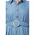 Premium Denim abaya with cuff sleeves Premium Denim abaya with cuff sleeves
