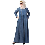 Designer Denim abaya  Designer Denim abaya