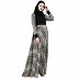 Animal printed dual colored abaya
