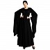 Full flair sleeves abaya with moti work - Black Full flair sleeves abaya with moti work - Black