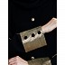 Designer abaya with fashionable buttons-Black Designer abaya with fashionable buttons-Black