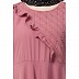 Designer Umbrella abaya with pearl handwork- Puce Pink Designer Umbrella abaya with pearl handwork- Puce Pink