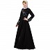 Premium Party wear abaya with sequins work- Black Premium Party wear abaya with sequins work- Black