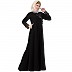 Premium Party wear abaya with sequins work- Black Premium Party wear abaya with sequins work- Black